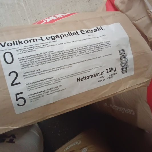 TükTük Vollkorn Legepellet Extraklasse 25Kg                                       T025      3,5mmPellet