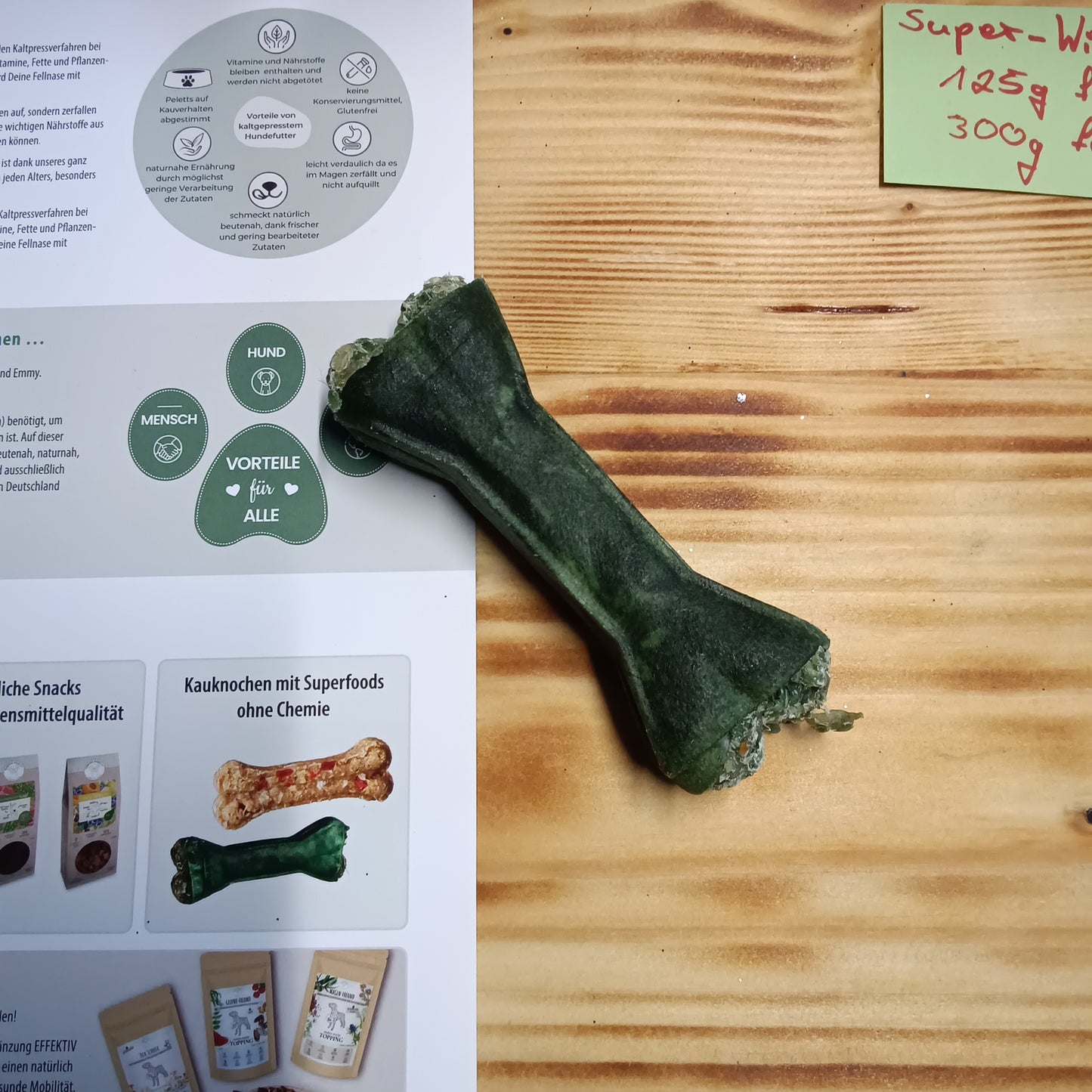 Kräuter Superfood Knochen    12cm