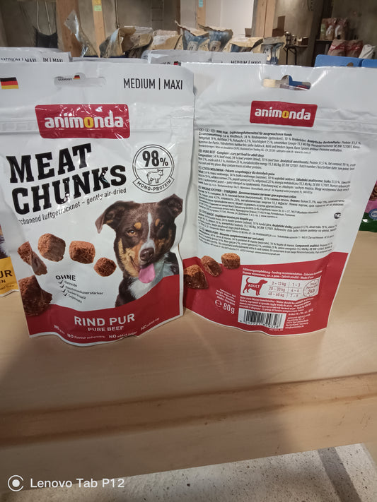 Meat Chunks      Rind pur 80g                             Animonda