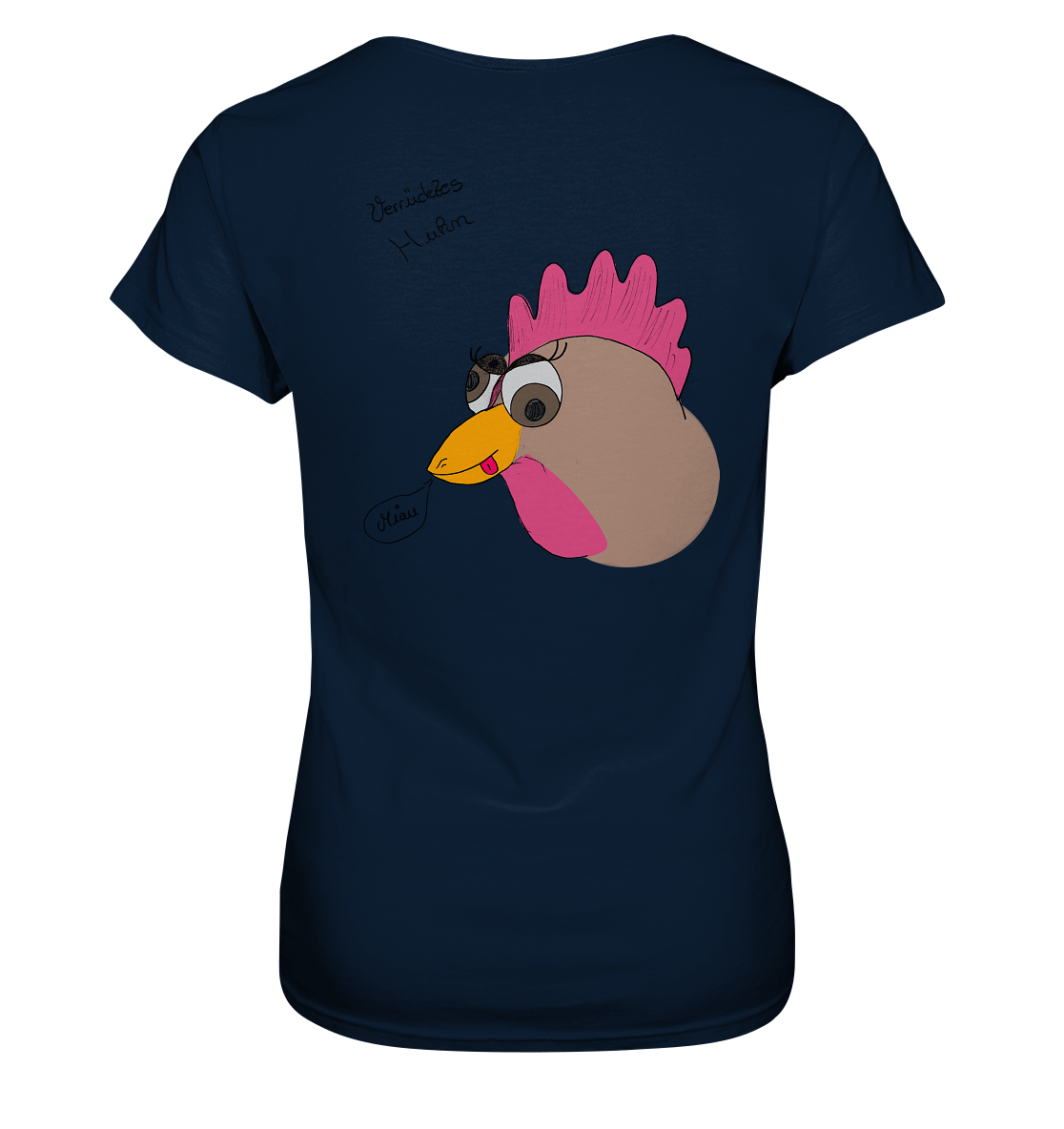 Verrücktes Huhn - Ladies Premium Shirt