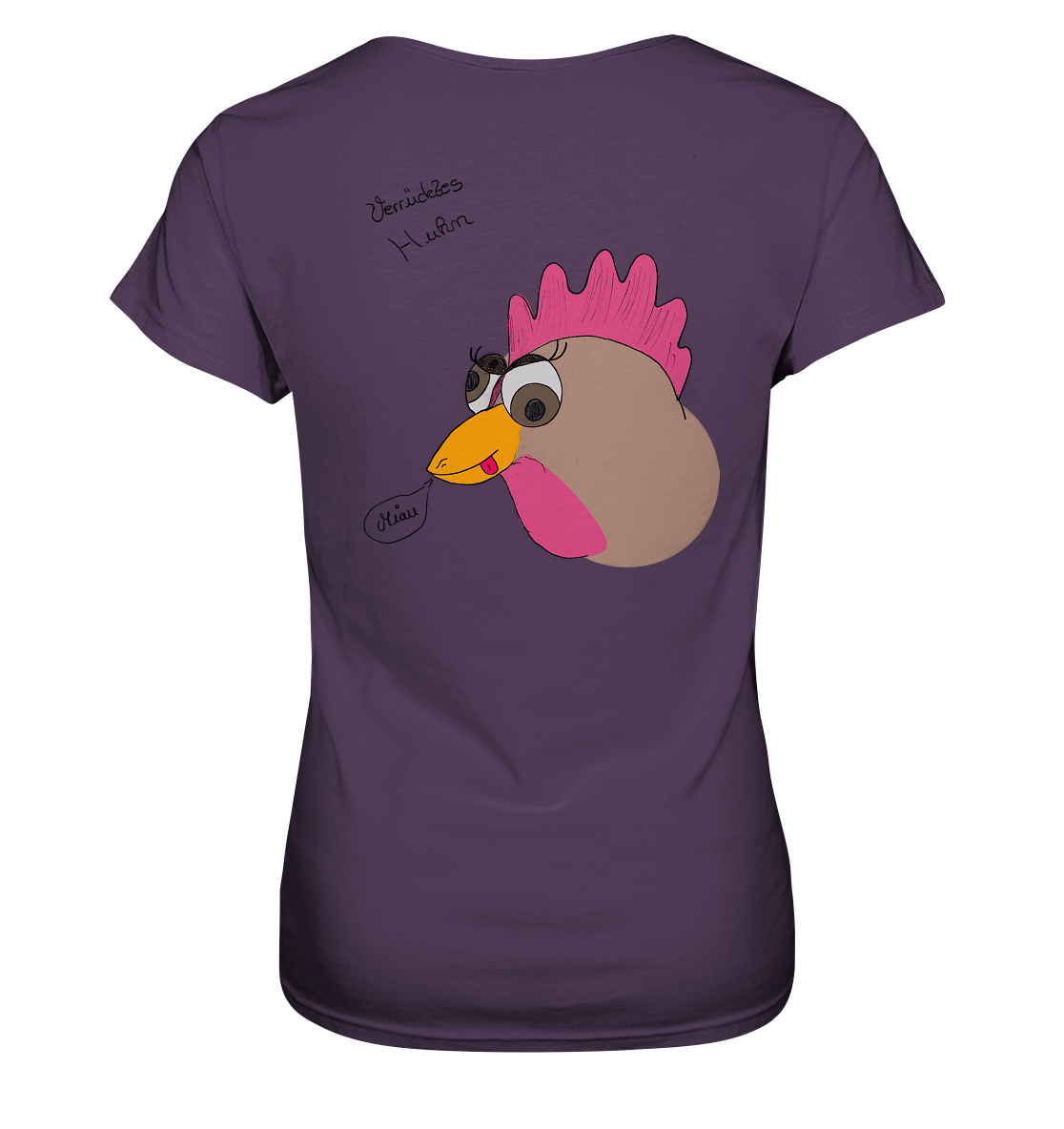 Verrücktes Huhn - Ladies Premium Shirt