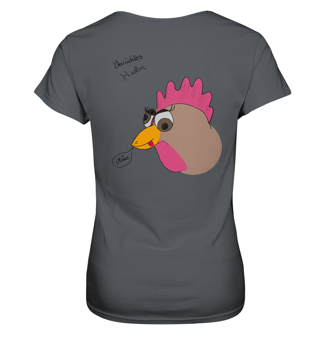 Verrücktes Huhn - Ladies Premium Shirt