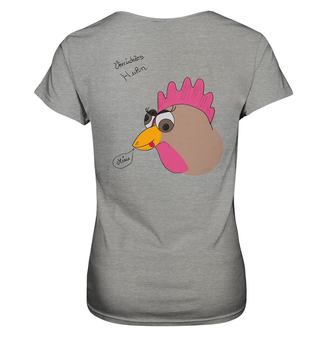 Verrücktes Huhn - Ladies Premium Shirt