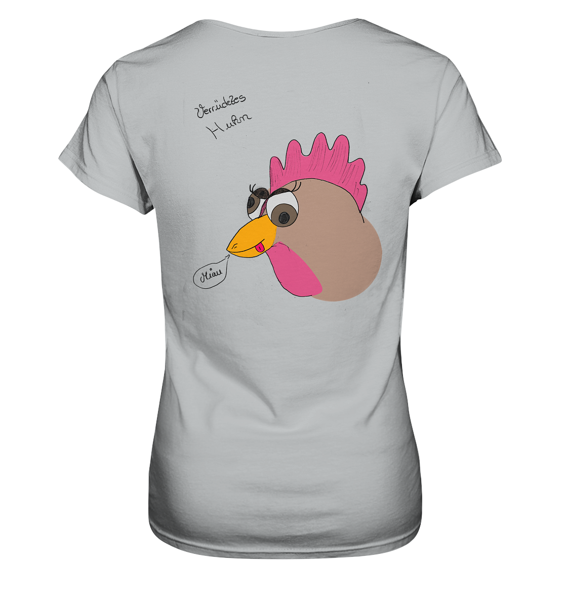 Verrücktes Huhn - Ladies Premium Shirt