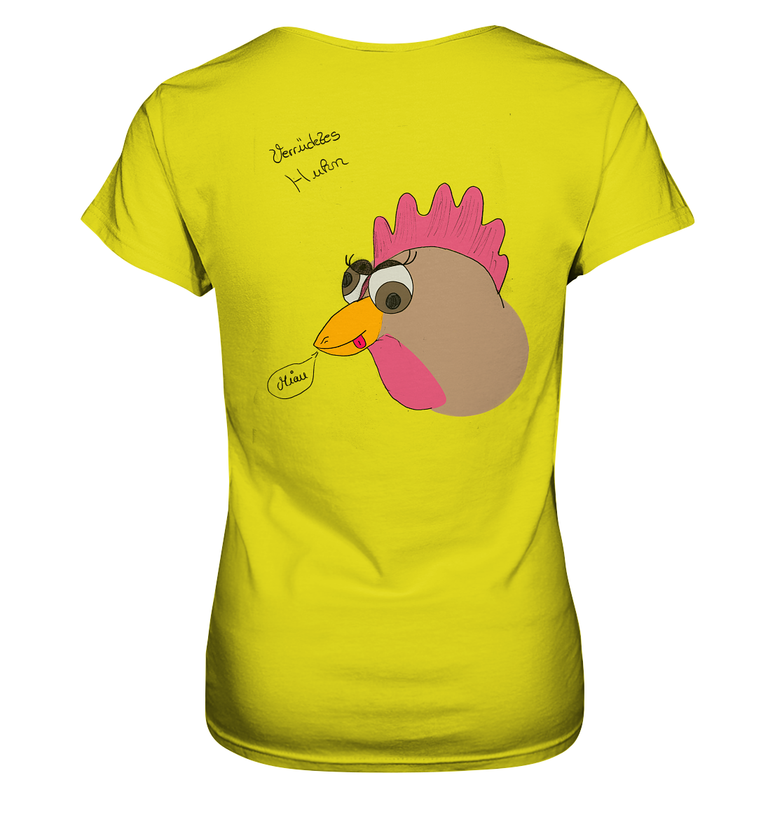 Verrücktes Huhn - Ladies Premium Shirt