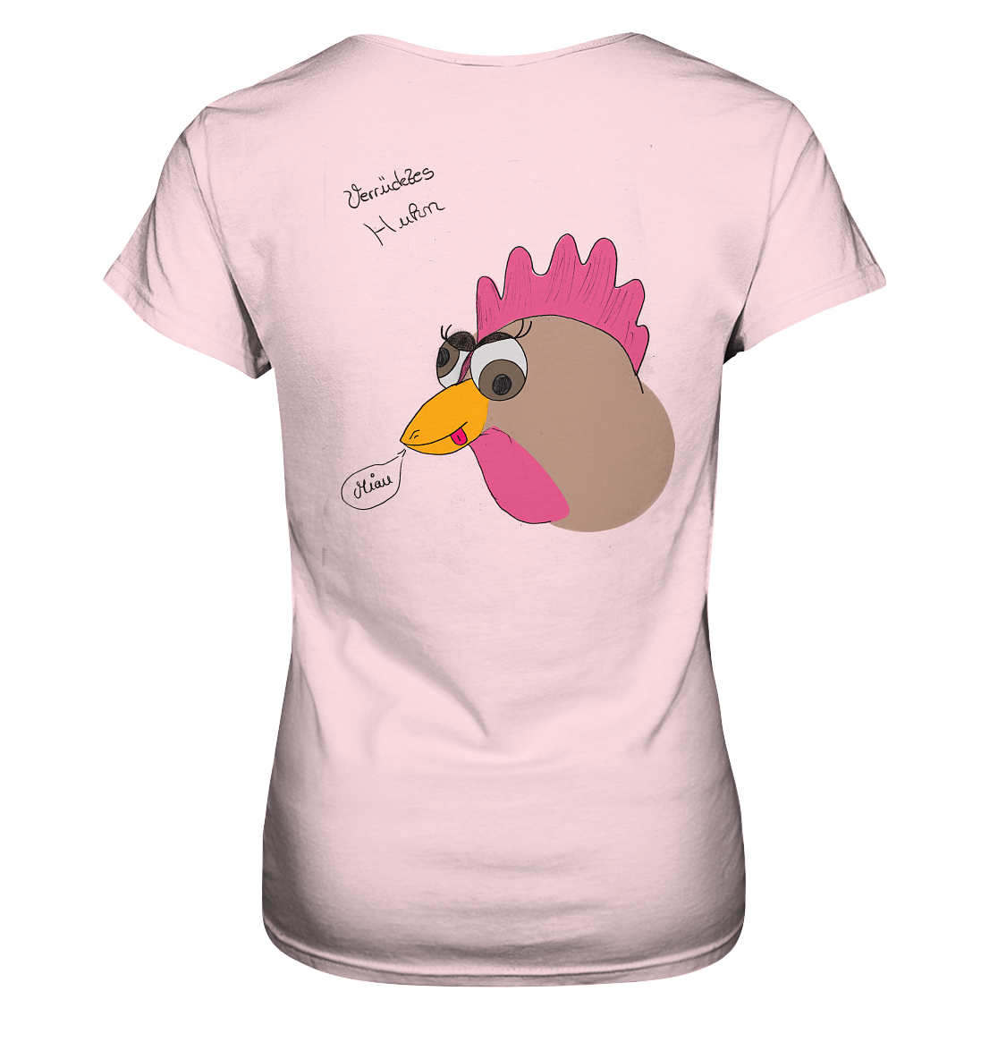 Verrücktes Huhn - Ladies Premium Shirt