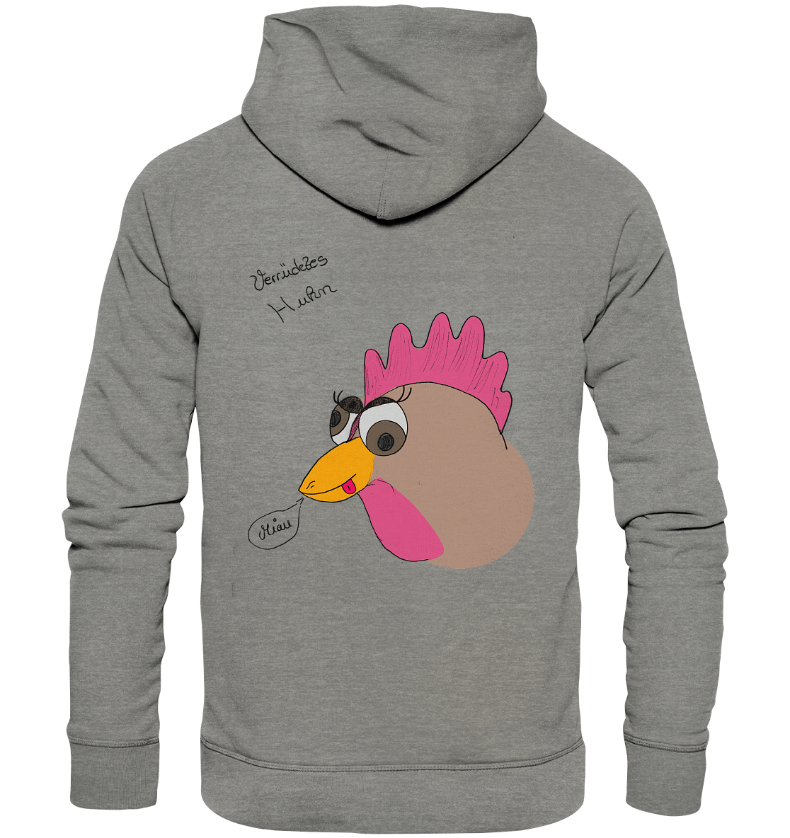 Verrücktes Huhn - Organic Hoodie