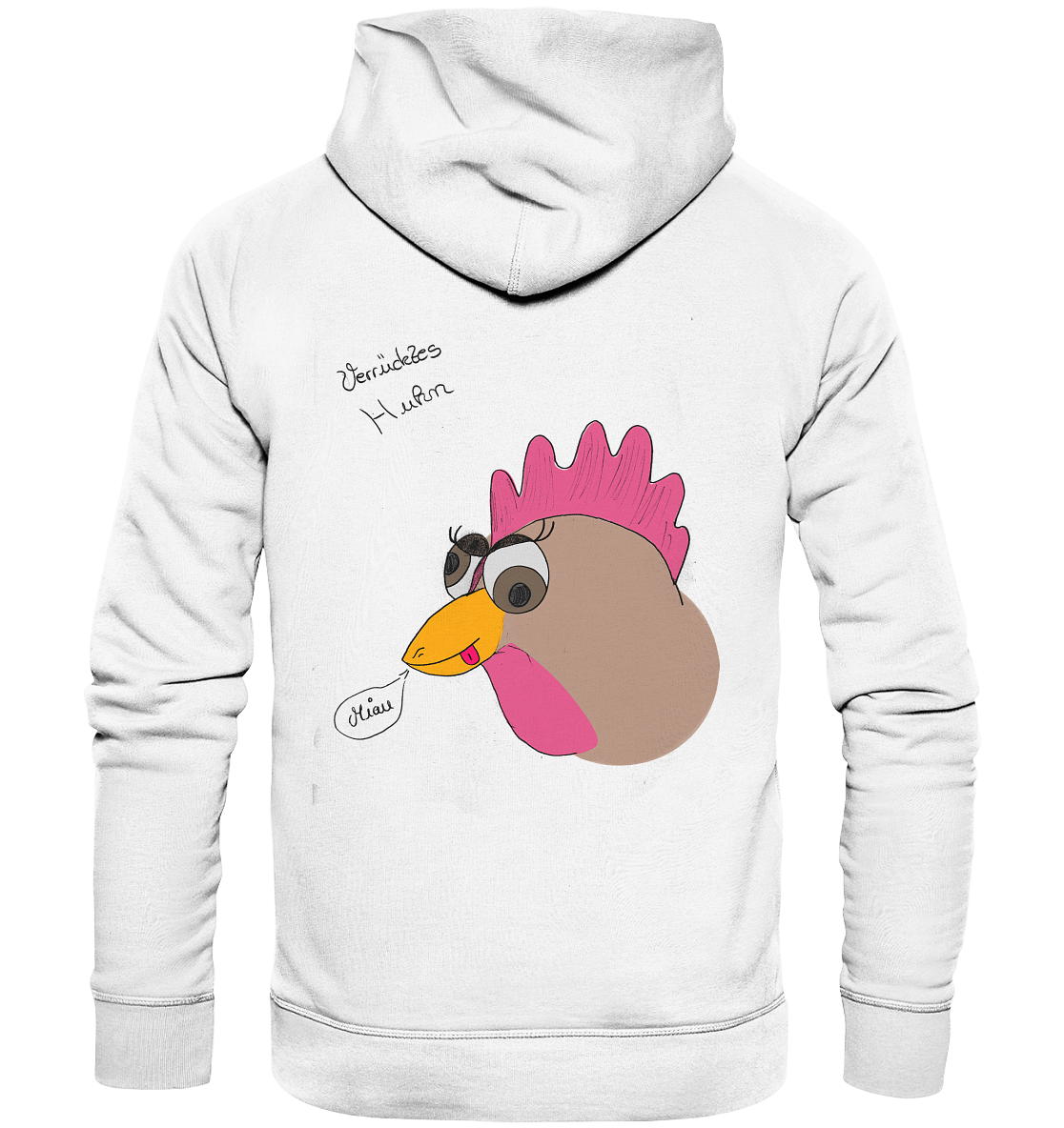 Verrücktes Huhn - Organic Hoodie