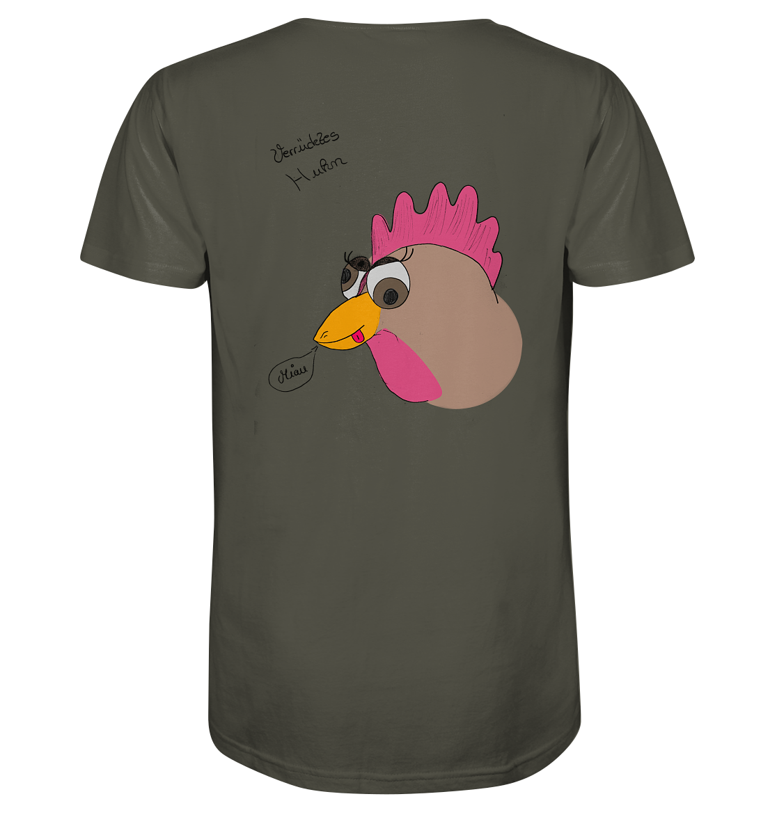 Verrücktes Huhn - Organic Shirt