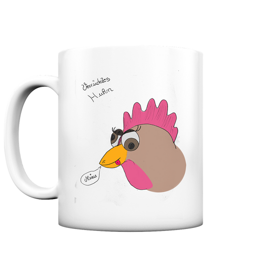 Verrücktes Huhn - Tasse matt